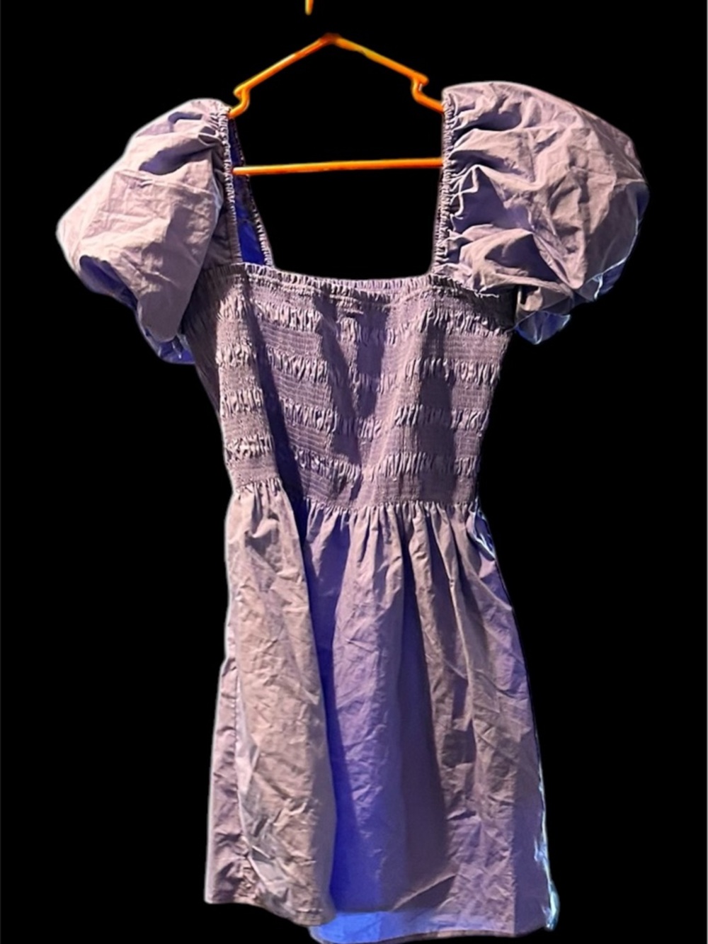 Women’s' Lavender Puff-Sleeve Dress
